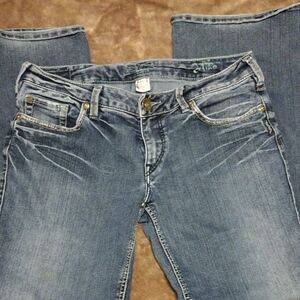 Silver Jeans Women's Straight Leg Indigo Denim